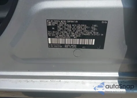 2006 Toyota Rav4 Sport из США, поврежденный, VIN JTMBD32V066016325